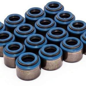 COMP Cams 529-16 Set of 16 Metal Viton Valve Seals for .530" Guide Size, 11/32" Valve Stem-0